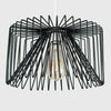 Black Metal Wire Light Shade Modern Easy Fit Lounge Lighting Industrial Design