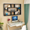 Space Saving Floating Wall Shelves Display Shelf Bookshelf Storage Unit Rack