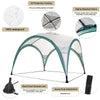 Large 3.1 x 3.1M Outdoor GazeboDome Shelter Party Tent for Garden Camping Party