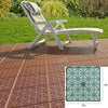 20PC Garden Tiles Slip-Resistant Interlocking Outdoor Instant Weatherproof Path