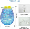 Electric Fragrance Lamp Wax Melt Warmer 3D Aroma Oil Burner Diffuser Glass Gift