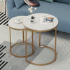 Luxury Marble Tea Coffee Cafe Table Living Room Office Laptop Sofa End Side Desk