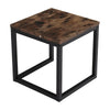 Industrial Wooden Sofa Console Table Storage Shelf Occasional Desk Living Room