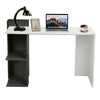 Computer Desk PC Laptop Table Study Home Office Workstation Corner With 2 Shelve