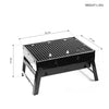 BBQ Barbecue Black Grill Folding Travel Picnic Light Outdoor Portable Charcoal