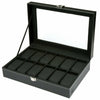 10 Grids Watch Display Slot Storage Box Jewelry Collection Case Organiser Holder