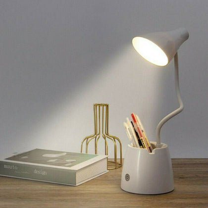 Dimmable Flexible LED Desk Bedside Table Reading Lamp Touch Control Night Light