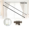 Bling Extendable Metal Curtain Pole Poles 28mm Includes Finals Rings Fittings