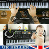 61 Key Electric Digital Piano Organ Musical Beginner Electronic Keyboard W/ Mic