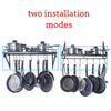 Kitchen Hanging Pot Pan Rack Wall Utensils Storage Shelf Saucepan Holder Hooks