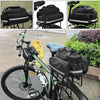 Bicycle Rear Seat+Bag MTB Pannier Carrier Rack Kits+Removable Carry Saddle UK