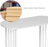 Small End Table Oval Side Table for Small Spaces Sofa Side Table for Living Room