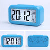 UK Digital LCD Snooze Electronic Alarm Clock with LED Backlight Light Control