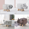 Large luxury animal footstool Ottoman cushion stool rest cushion seat sofa chair