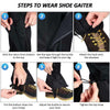 Pair of Waterproof Walking Gators Boot Hiking Trekking Climbing Legging Gaiters