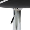 2x Breakfast Bar Stool PU Faux Leather Swivel Kitchen Metal Base Chair Gas Lift