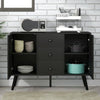 Modern 47" Sideboard Buffet Storage Cabinet Console Table 2 Doors 3 Drawers Home