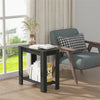 Narrow End Table Sofa Side Coffee Table Bedside Storage Drawer Nightstand Small