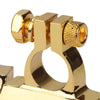 Universal Car Truck Battery Terminal Clip Clamp Connector Alloy With Cover Gold.