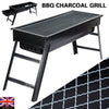 Portable BBQ Fire Pit Folding Camping Garden Charcoal Barbecue Grill Outdoor NEW