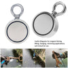 500KG Fishing Magnet Double Sided Round Recovery Salvage Neodymium 75mm