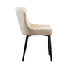 2X Velvet Dining Chairs Diamond Seat Padded Kitchen Dining room Chairs CLIPOP