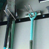 Metal Hanging Rack Garden Tools Holder Garage Wall Storage Organiser Wall Fixing