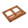 Vintage Wood Foldable Book Stand Portable Copybook Recipe Bookrest Tablet Holder