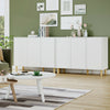 Storage Cabinet 3 Doors Cupboard Living Room Sideboard with Adjustable Shelves
