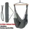 Heavy Duty Cotton Rope Hanging Tree Swing Chair Hammock Patio Outdoor Yard