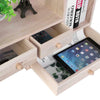 Desktop Bookcase Desk Tidy Storage Rack Organizer Book Display Cabinet 3 Drawers