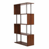 Wooden S Shape Lounge Storage Display Unit Bookcase Bookshelf