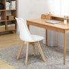 Eiffel Dining Computer Desk Chair Soft Padded Seat Wooden Leg Office Room Study