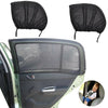 2 x Car Kids Sun Shade Shield Socks Rear Side Window Large Square Cover UV Mesh