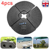 Set of 4 Banana Parasol Base Weight Cantilever Outdoor Umbrella Parasol Stand