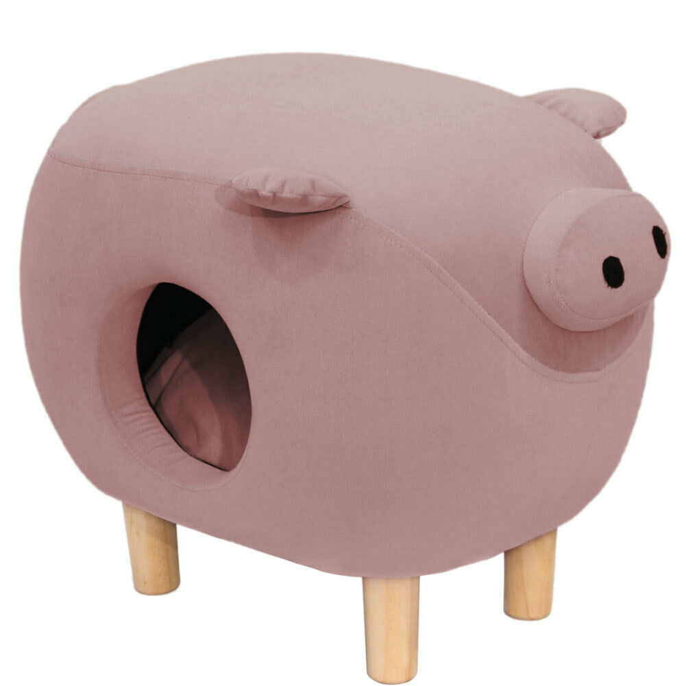 Pet Indoor House Cat Puppy Dog Bed Stool Nest Hideout Cave Igloo Hammock Cushion