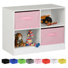 White Kids Bedroom Storage Organizer Unit With Drawers Childrens Childs