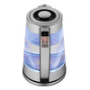 2.2L ILLUMINATED GLASS KETTLE CORDLESS ELECTRIC BLUE LED SMART HANDLE