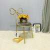 2x Dressing Table Stool Velvet Chair Bedroom Makeup Vanity Chair w/Backres //