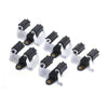 5 Hooks Clip Mop Broom Holder Brush Handle Tool Hanger Wall Mounted Storage Rack