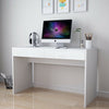 White Home Office Desk Computer PC Laptop Workstation Study Table w/ 2 Drawers