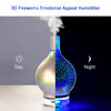 3D Glass Essential Oil Aroma Diffuser Mist Humidifier 7 Colors LED Lights UK
