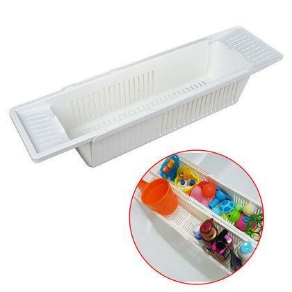 Bath Tub Rack Extendable Bathroom Shelf Tidy Tray Storage Caddy Organiser Gift