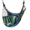 Portable Hanging Hammock Chair Swing Seat w/ Pillow Rope Garden Yard In/Outdoor