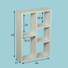 Small Storage Cube 5 Shelf Bookcase Display Unit Rack Organiser White Furniture