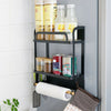 Kitchen Refrigerator Side Magnetic Rack Storage Shelf Paper Towel Rail Organizer