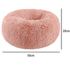 Pet Dog Cat Bed M/L/XXL/3XL/4XL-sized Luxury Shag Warm and Fluffy Donut Cushions