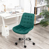 Velvet Office Chair Home Swivel Computer Desk Chair Ergonomic Adjustable Height
