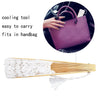 White LACE FAN Folding Hand Held Dance Party Wedding Event Flower Fancy Dress UK