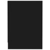 Black Modern Small TV Stand Unit Cupboard Doors Media Shelf Cabinet Furniture